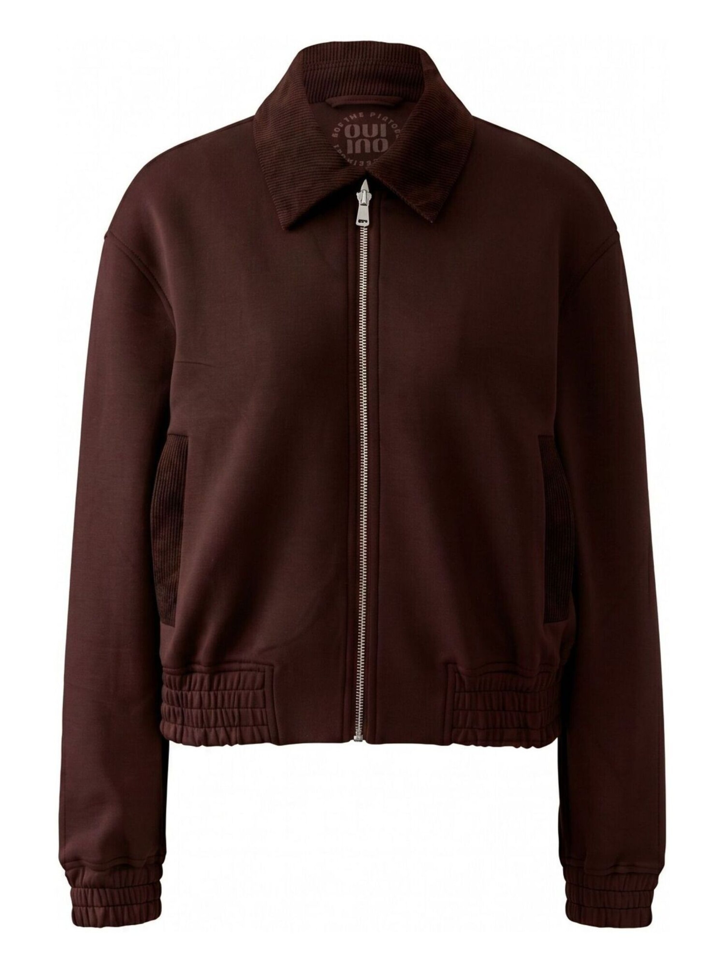 OUI Between-Season Jacket in Brown: front