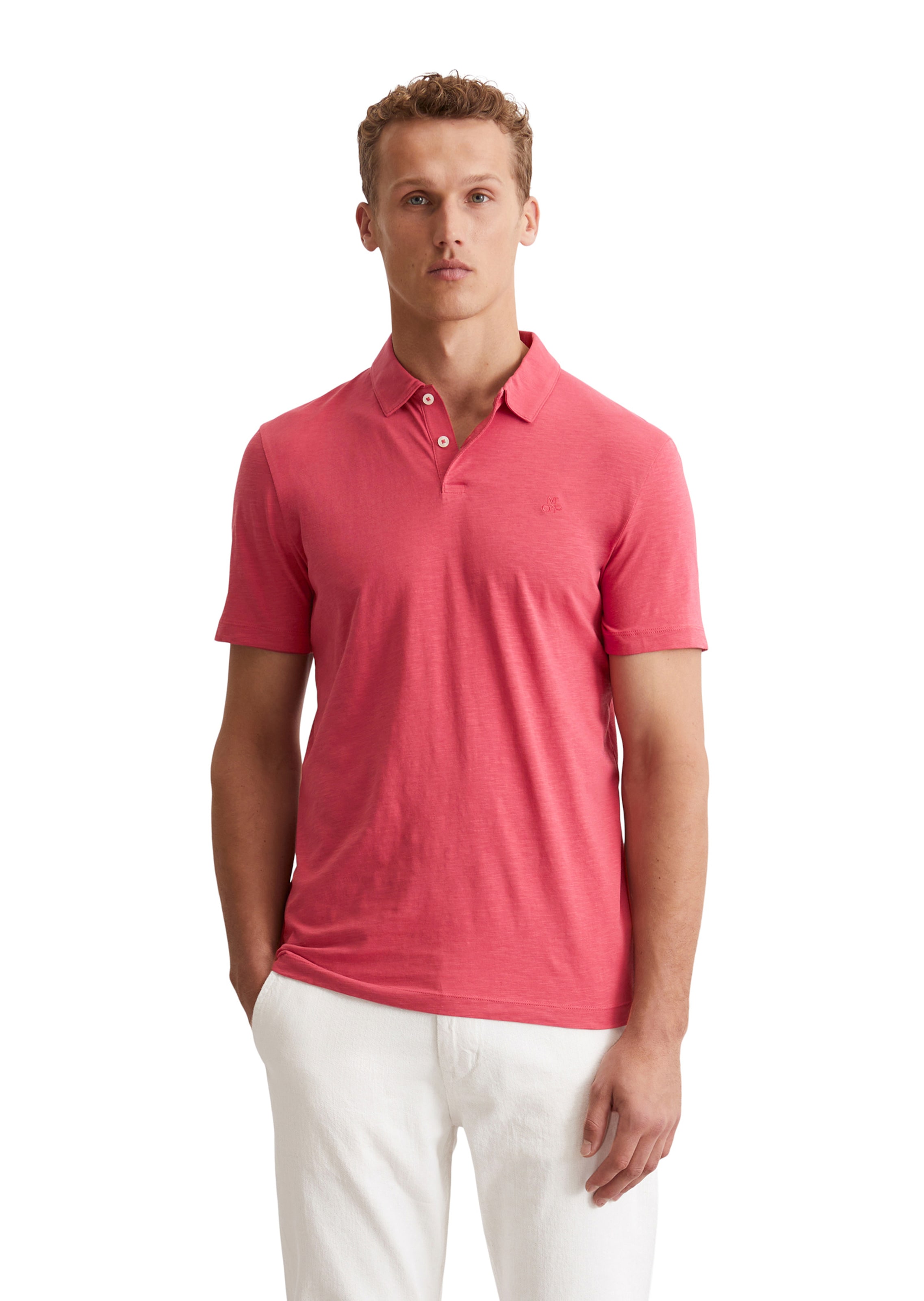 Marc O'Polo Shirt in Roze: voorkant