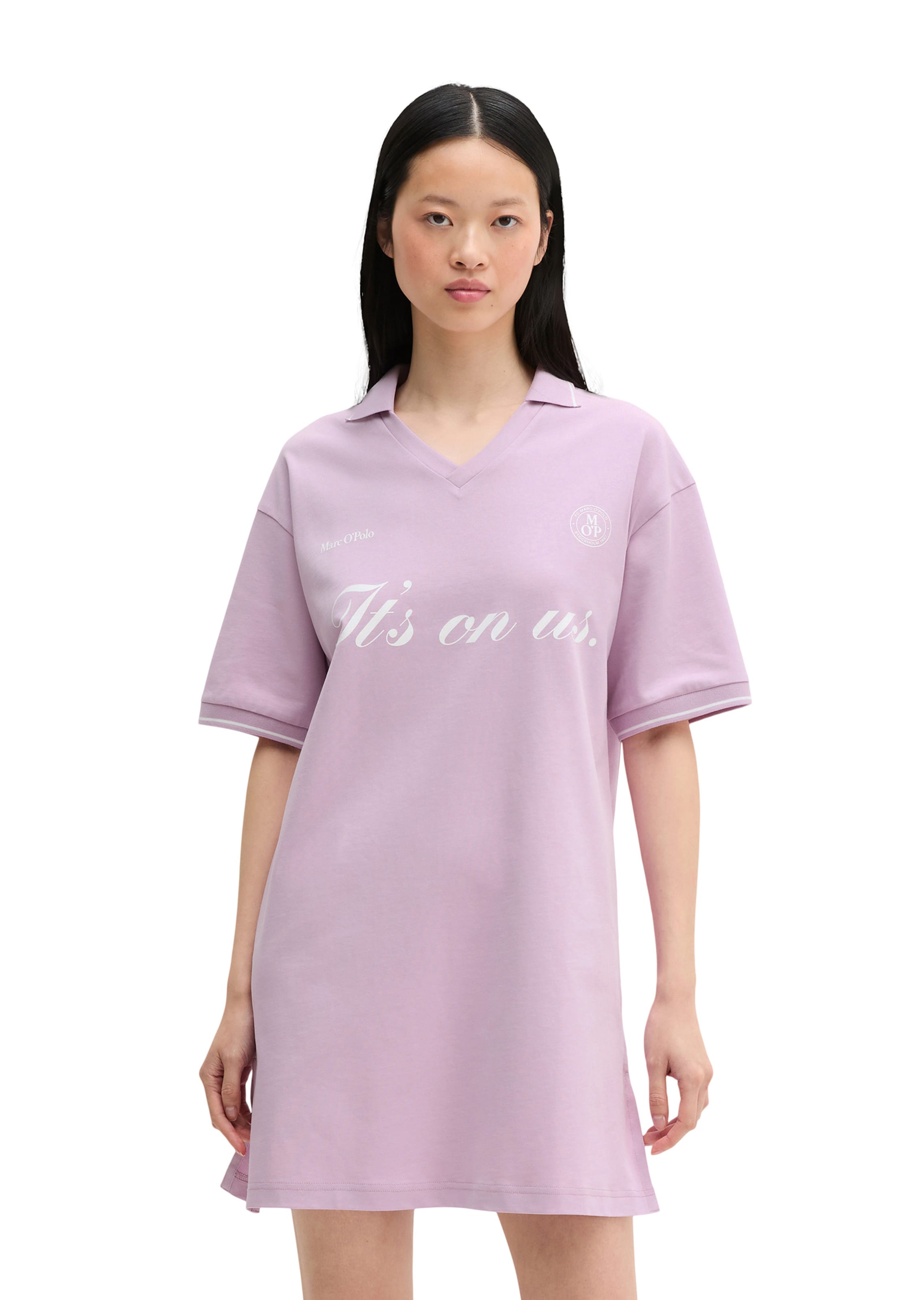Marc O'Polo Jurk in Lila: voorkant