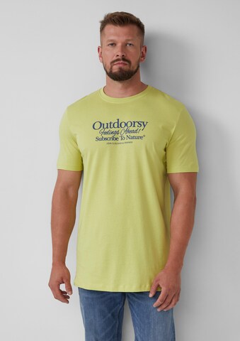 T-Shirt s.Oliver en jaune : devant