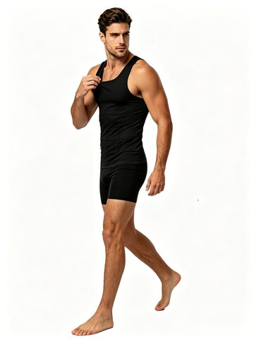 MEETWEE Shirt '2-Pack Shapewear Tank Top' in Black
