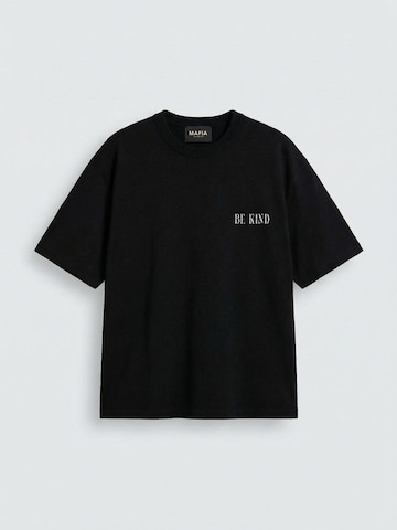 Kleidermafia T-shirt 'Oversize Be Kind T-shirt - Black' i svart: framsida