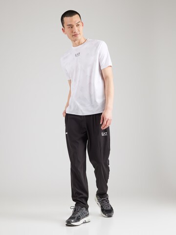 Regular Pantalon de sport EA7 Emporio Armani en noir