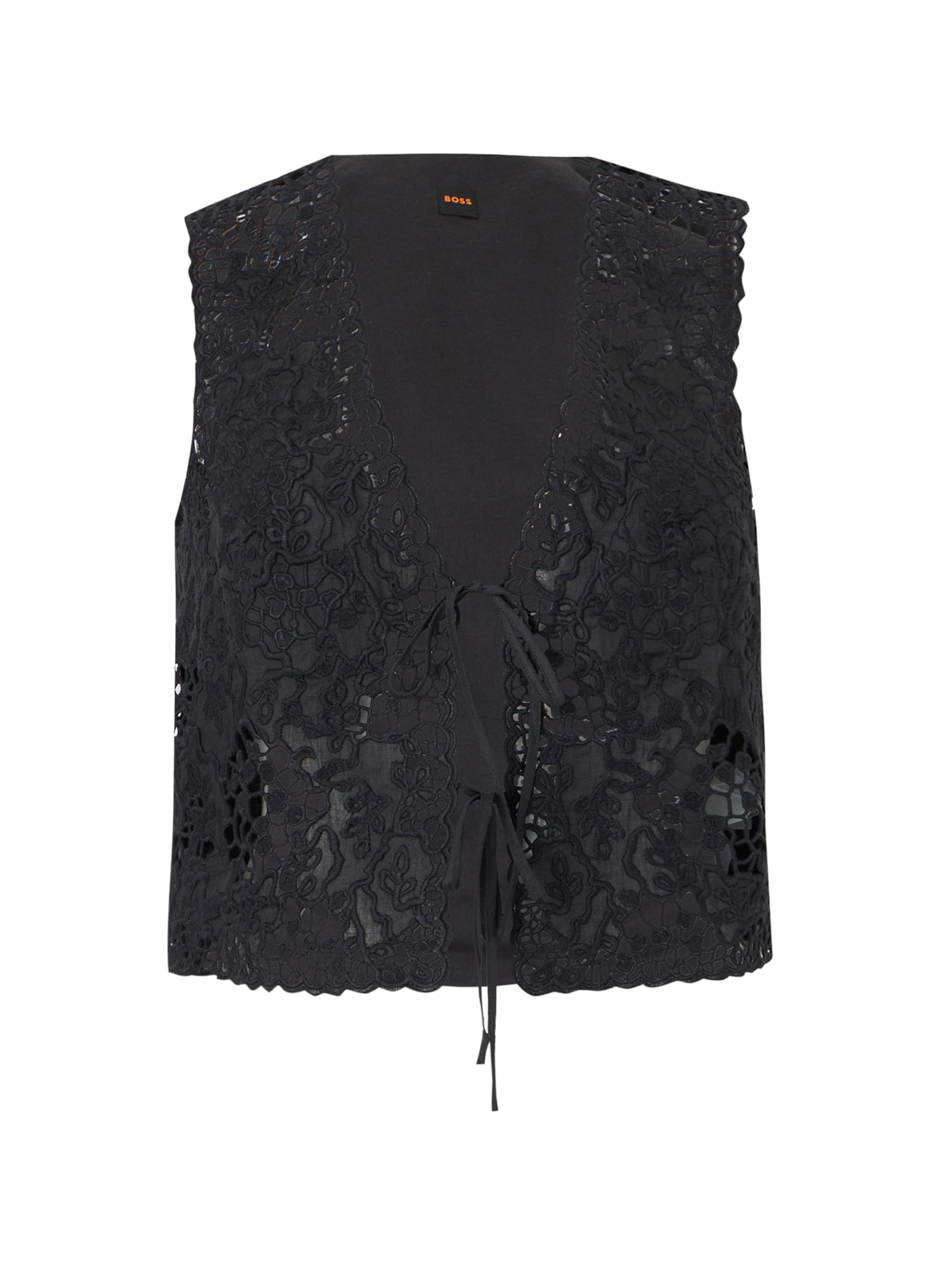 Bluză 'C_Irika' de la BOSS pe negru: față