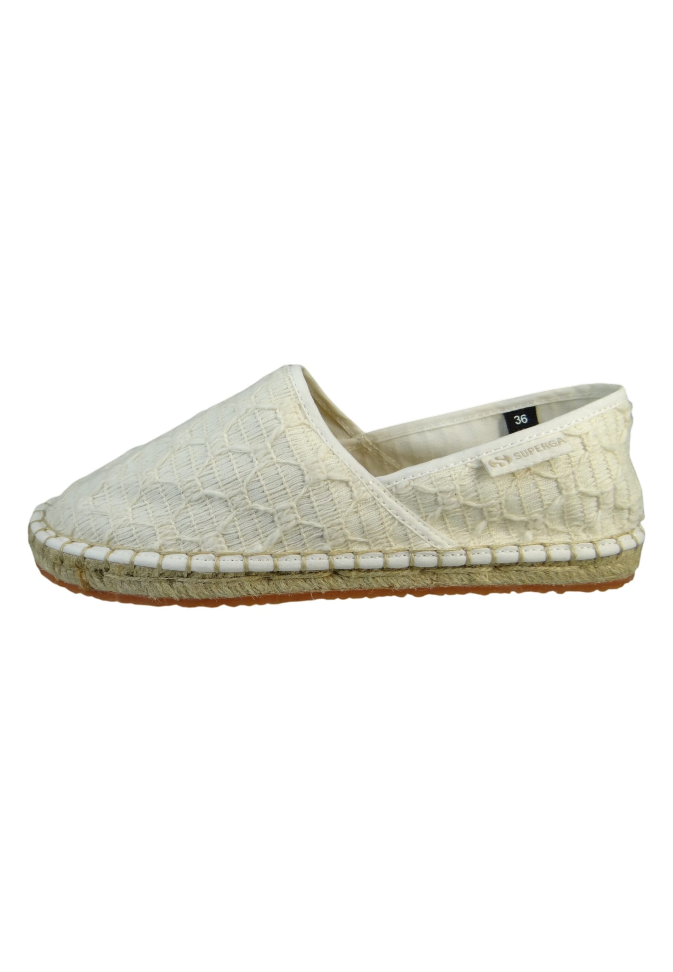 Espadrilles SUPERGA en blanc : devant
