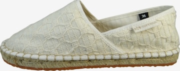 SUPERGA Espadrilles in Wit: voorkant