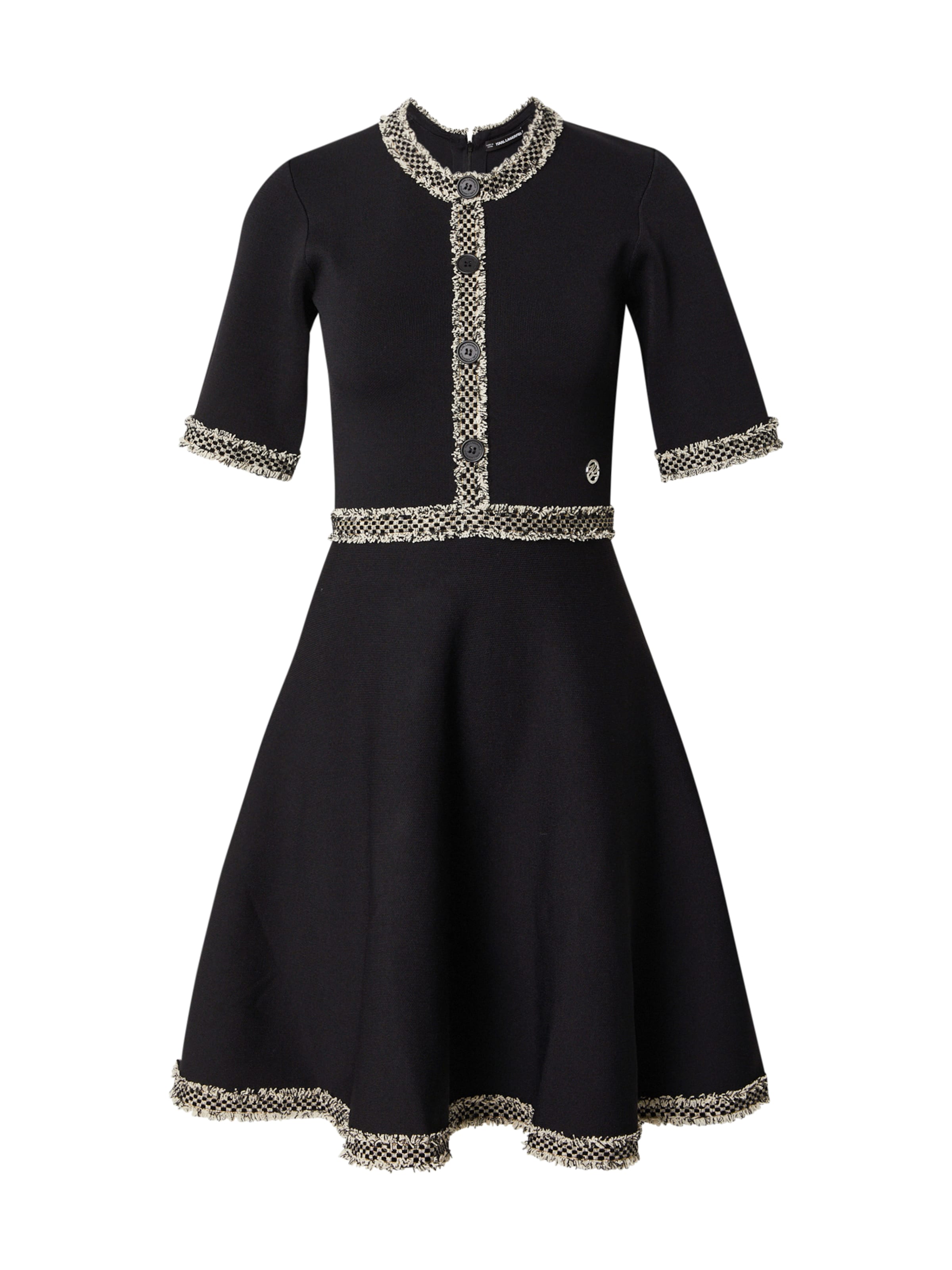 Karl Lagerfeld Kötött ruhák - fekete: elől