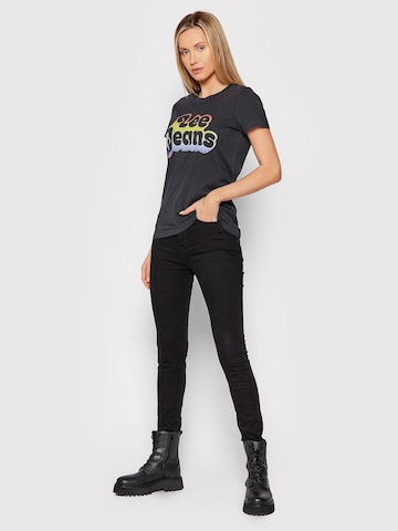 Lee Skinny Jeans 'Lee jeans ivy Zwart-25-33' in Zwart