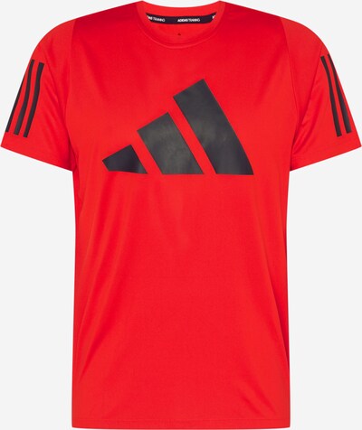 ADIDAS PERFORMANCE T-Shirt in rot / schwarz, Produktansicht