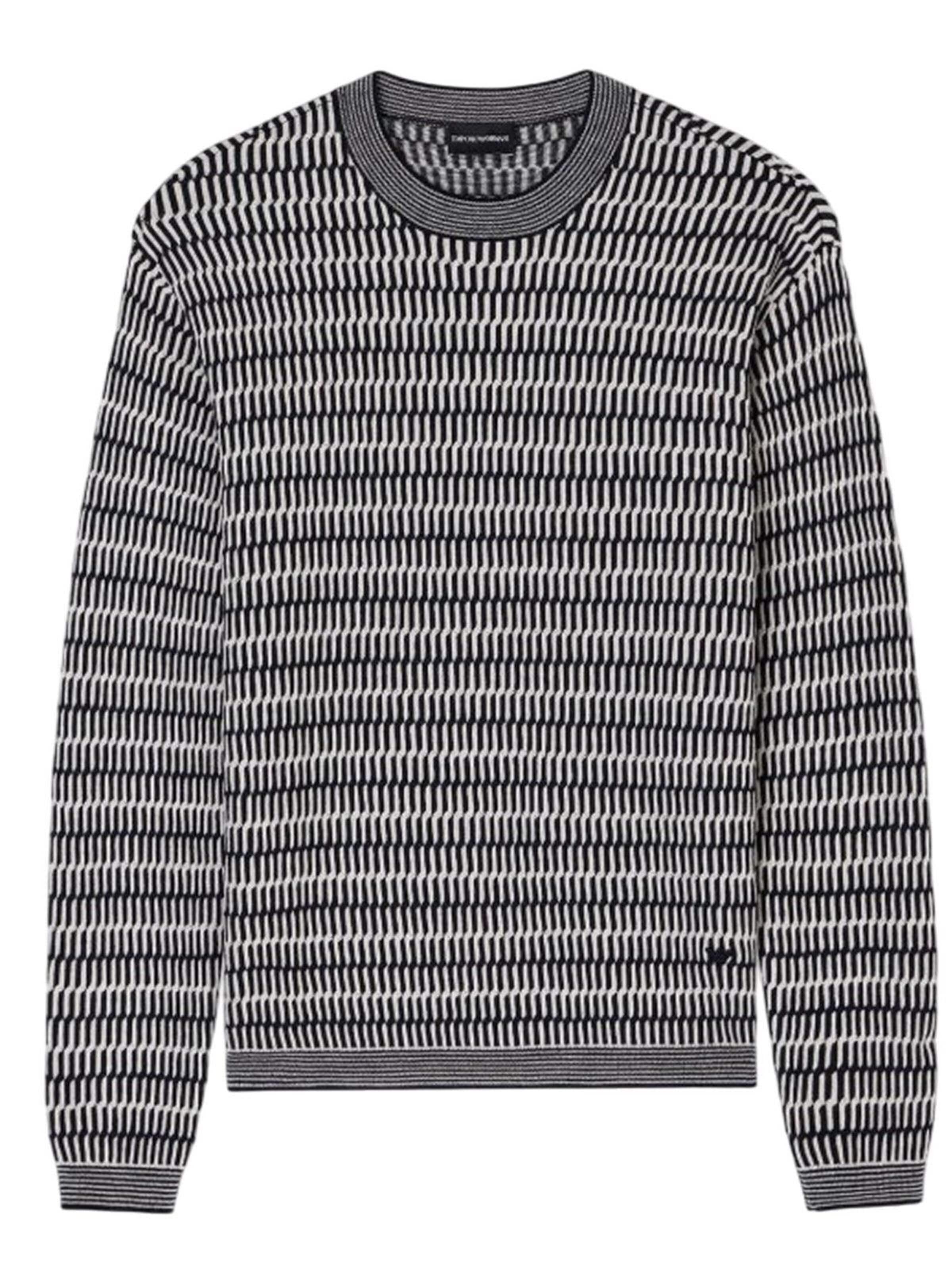 Emporio Armani Sweater in Blue: front
