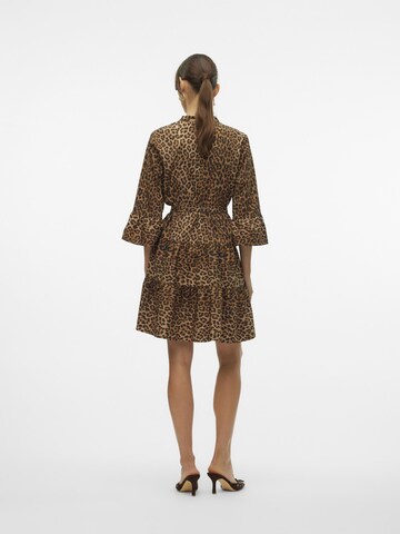 VERO MODA Blousejurk in Bruin