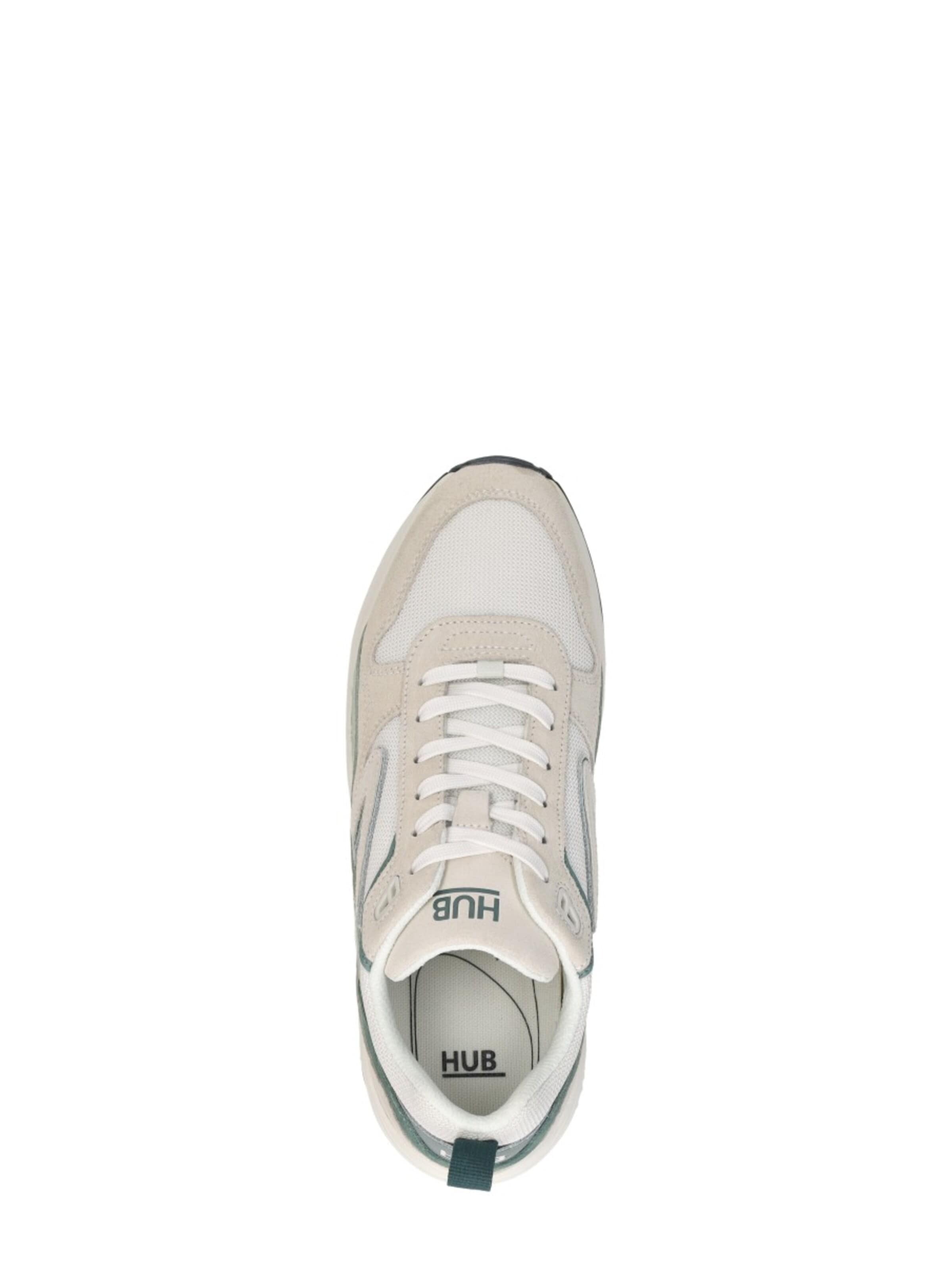 Baskets basses 'Glide S43' HUB en blanc