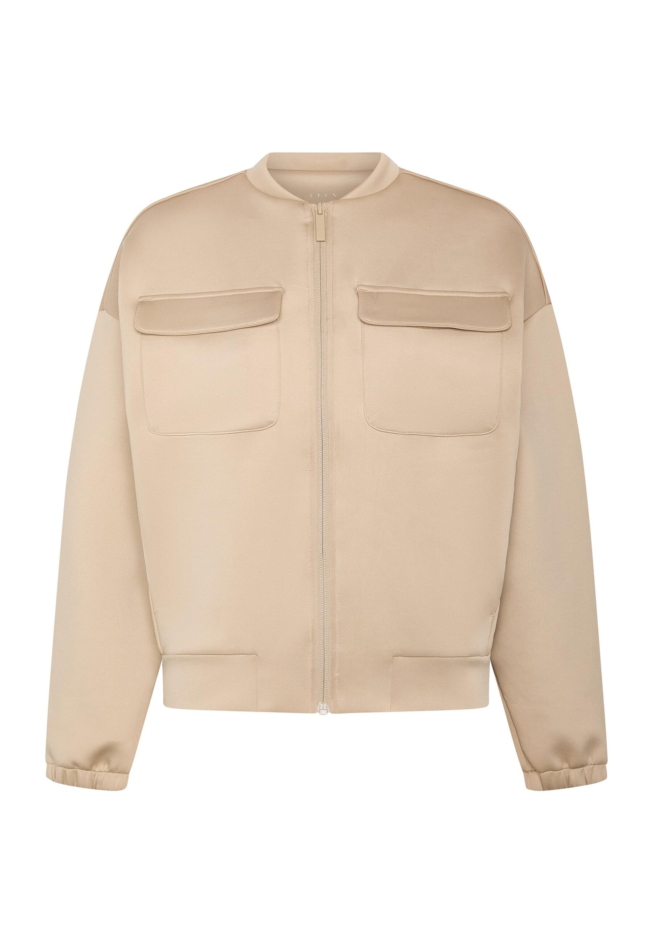 Veste mi-saison 'Graft' Born Living Yoga en beige : devant