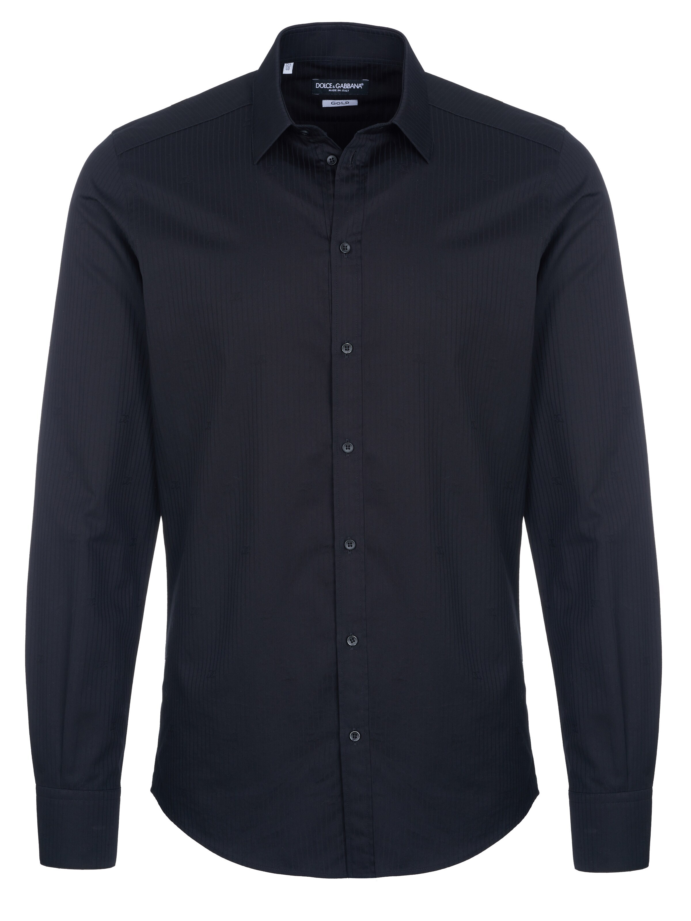 DOLCE & GABBANA Shirt 'Dolce & Gabbana GOLD Hemd schwarz' in XL in Black, Item view
