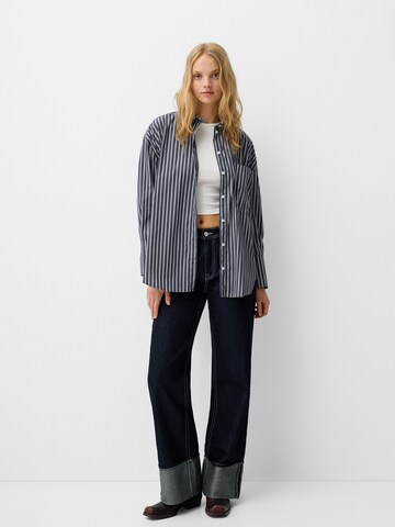 Bershka Blouse in Blue