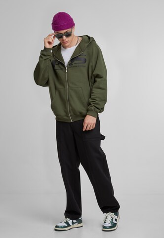 Pequs Sweatjacke in Grün