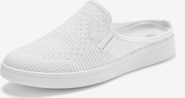 Scarpa slip-on di Elbsand in bianco: frontale