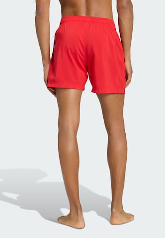 ADIDAS SPORTSWEAR - Calções de banho desportivos 'ESS' em vermelho