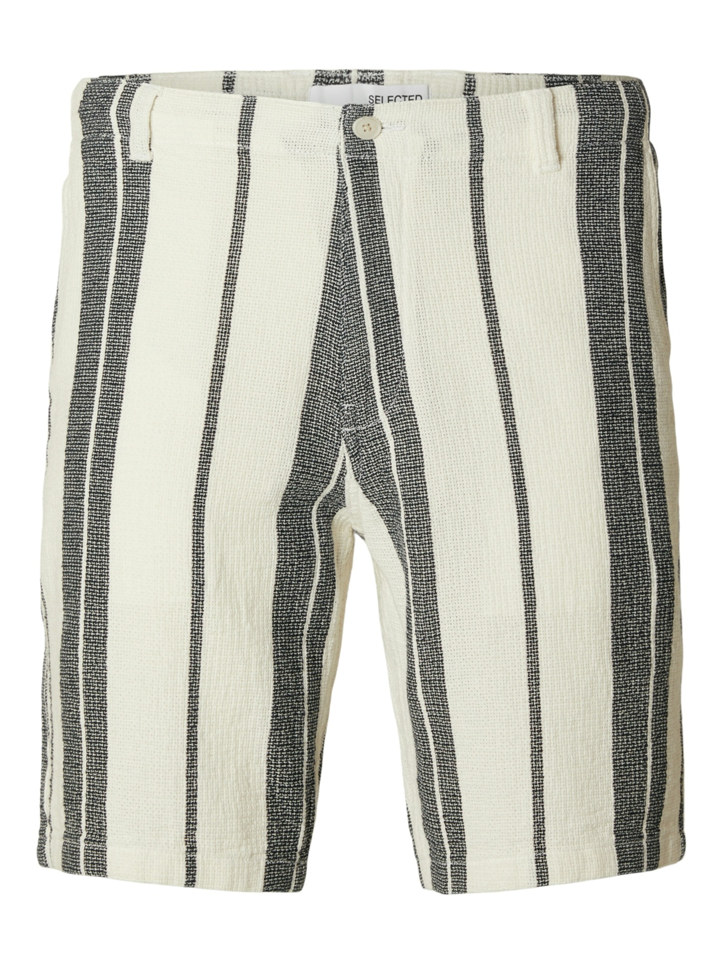 SELECTED Štandardný strih Nohavice 'West' - Biela: predná strana