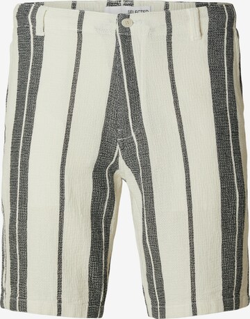 Regular Pantalon 'West' SELECTED HOMME en blanc : devant