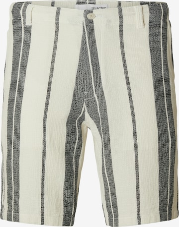 SELECTED HOMME Regular Broek 'West' in Wit: voorkant