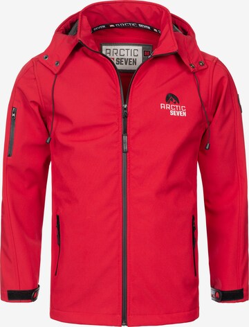 Veste fonctionnelle Arctic Seven en rouge : devant