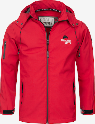 Arctic Seven Funktionsjacke in Rot: predná strana