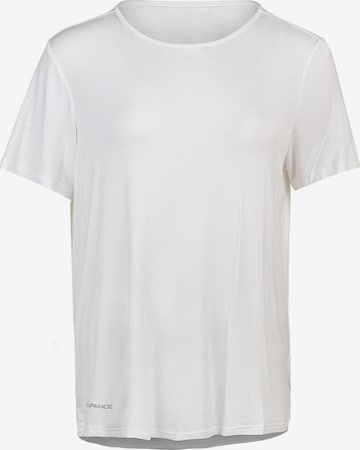 ENDURANCETehnička sportska majica 'Siva' - bijela boja: prednji dio