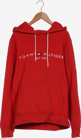 TOMMY HILFIGER Sweatshirt & Zip-Up Hoodie in M in Red: front