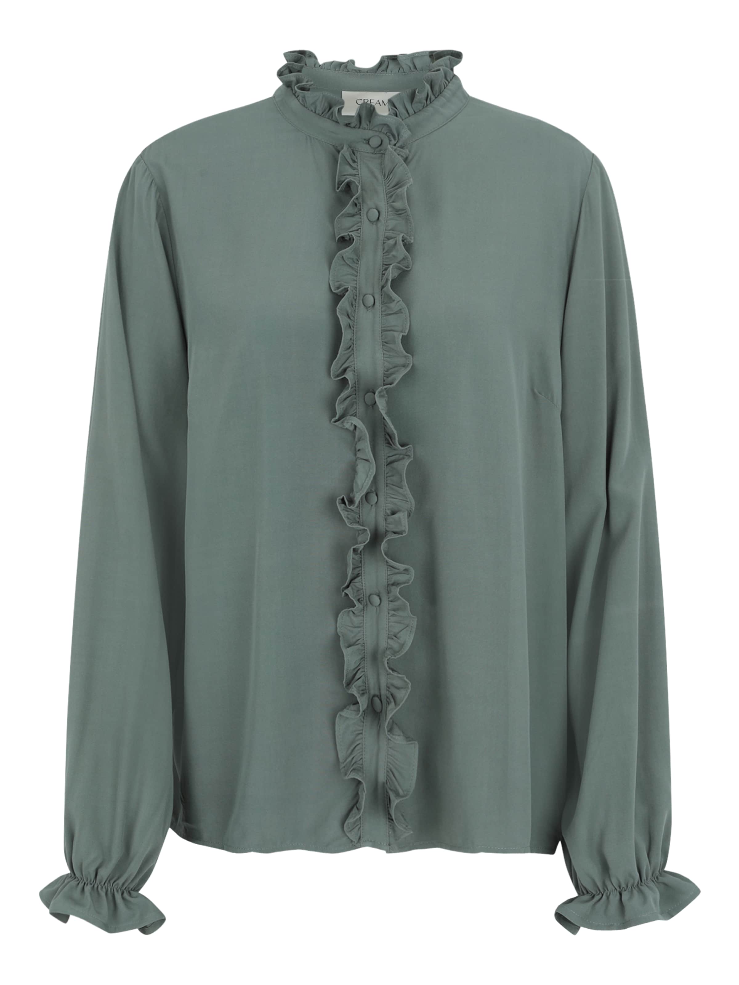 Chemisier 'CR Venea' Cream en vert : devant