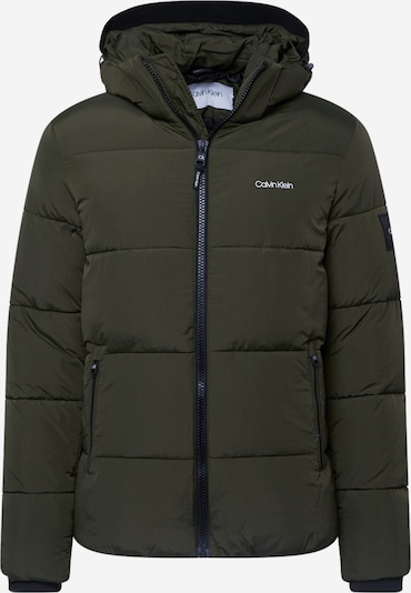 Calvin Klein Zimná bunda 'CRINKLE NYLON PUFFA JACKET' - olivová, Produkt