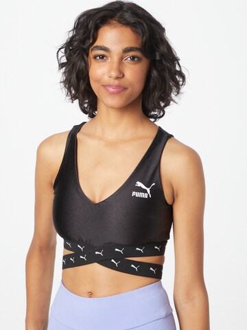 PUMA Top 'Dare To' in Black: front