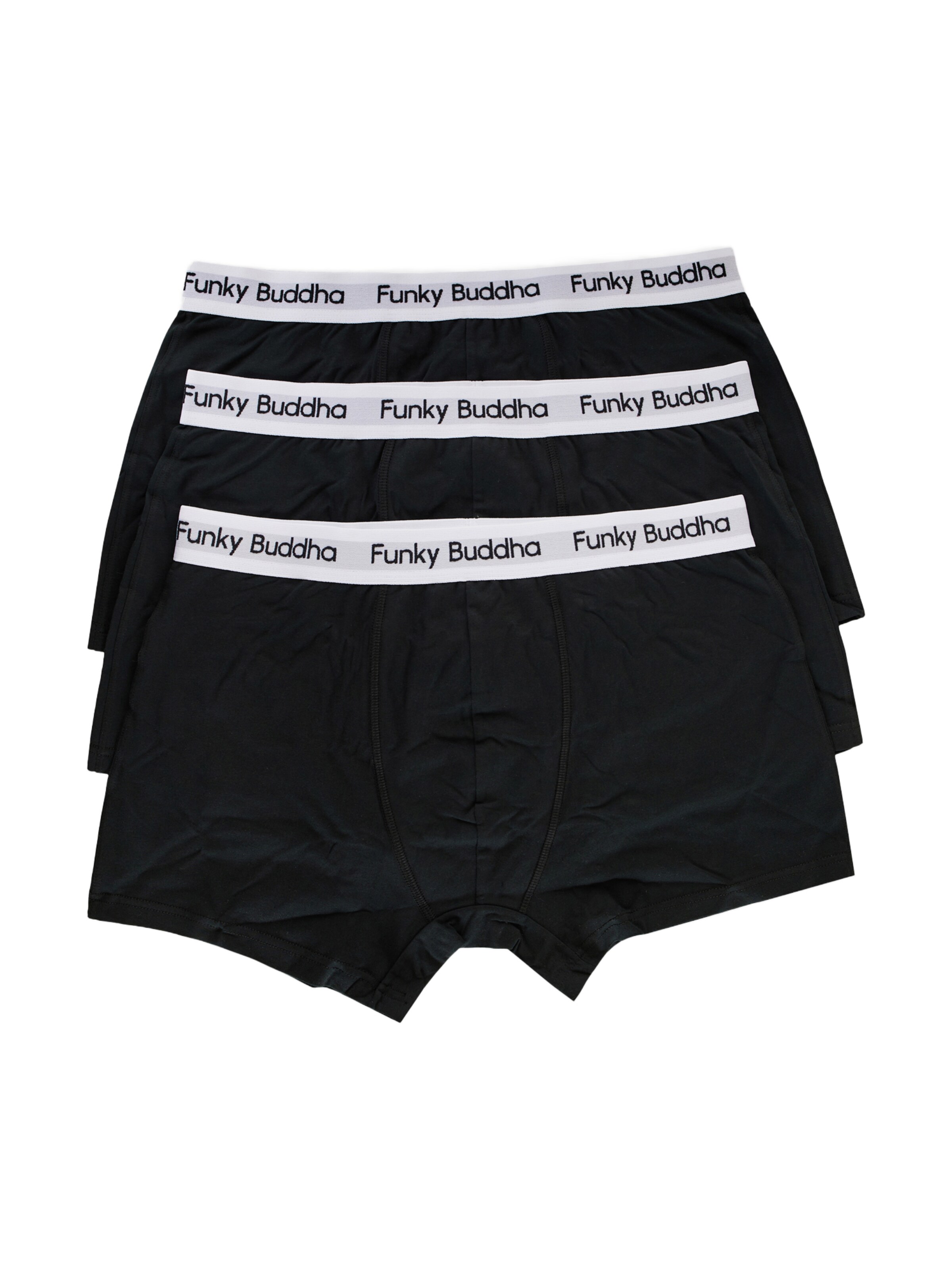 Funky Buddha Boxershorts i svart: framsida