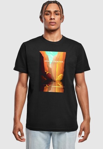 T-Shirt 'Grand Canyon' Mister Tee en noir : devant