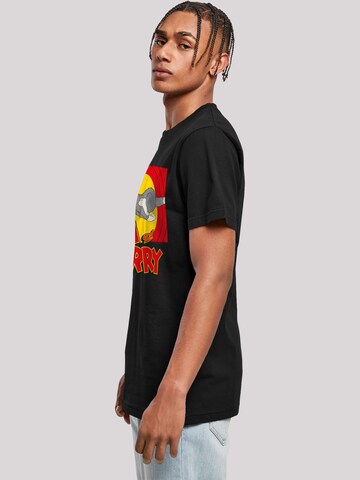 F4NT4STIC T-Shirt 'Tom und Jerry Chase Scene' in Schwarz