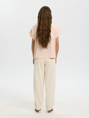 SELECTED Póló 'SLFMILA' - narancs