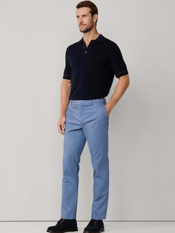 Hackett London Slimfit Chino 'Kensington' in Blauw