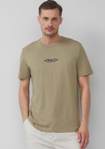 s.Oliver Shirt in Groen: voorkant