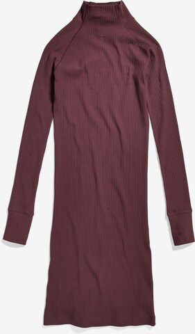 G-Star RAW Knitted dress in Purple: front