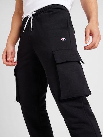 Champion Authentic Athletic Apparel Regular Cargo Pants in Black