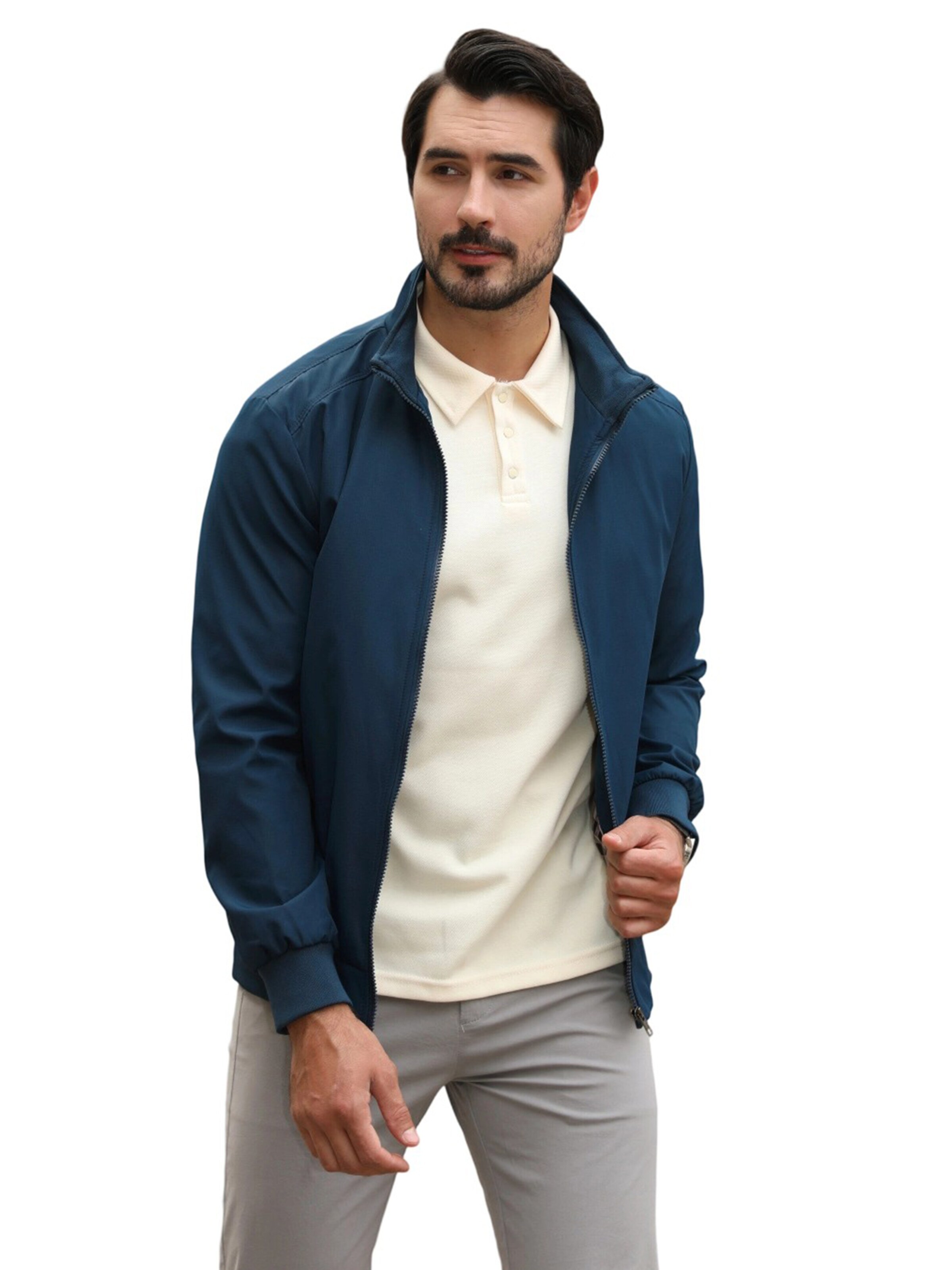 YOUTHUP Between-Season Jacket 'Tragekomfort' in Blue