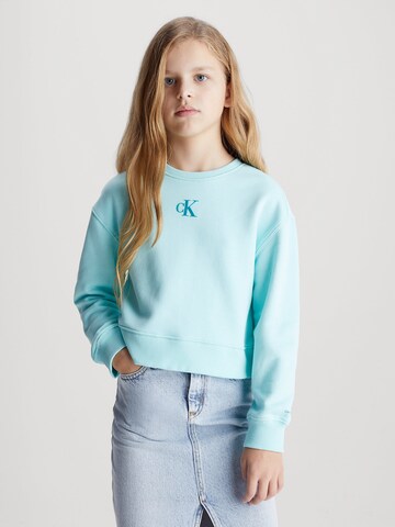 Calvin Klein Jeans Sweatshirt in Blau: predná strana