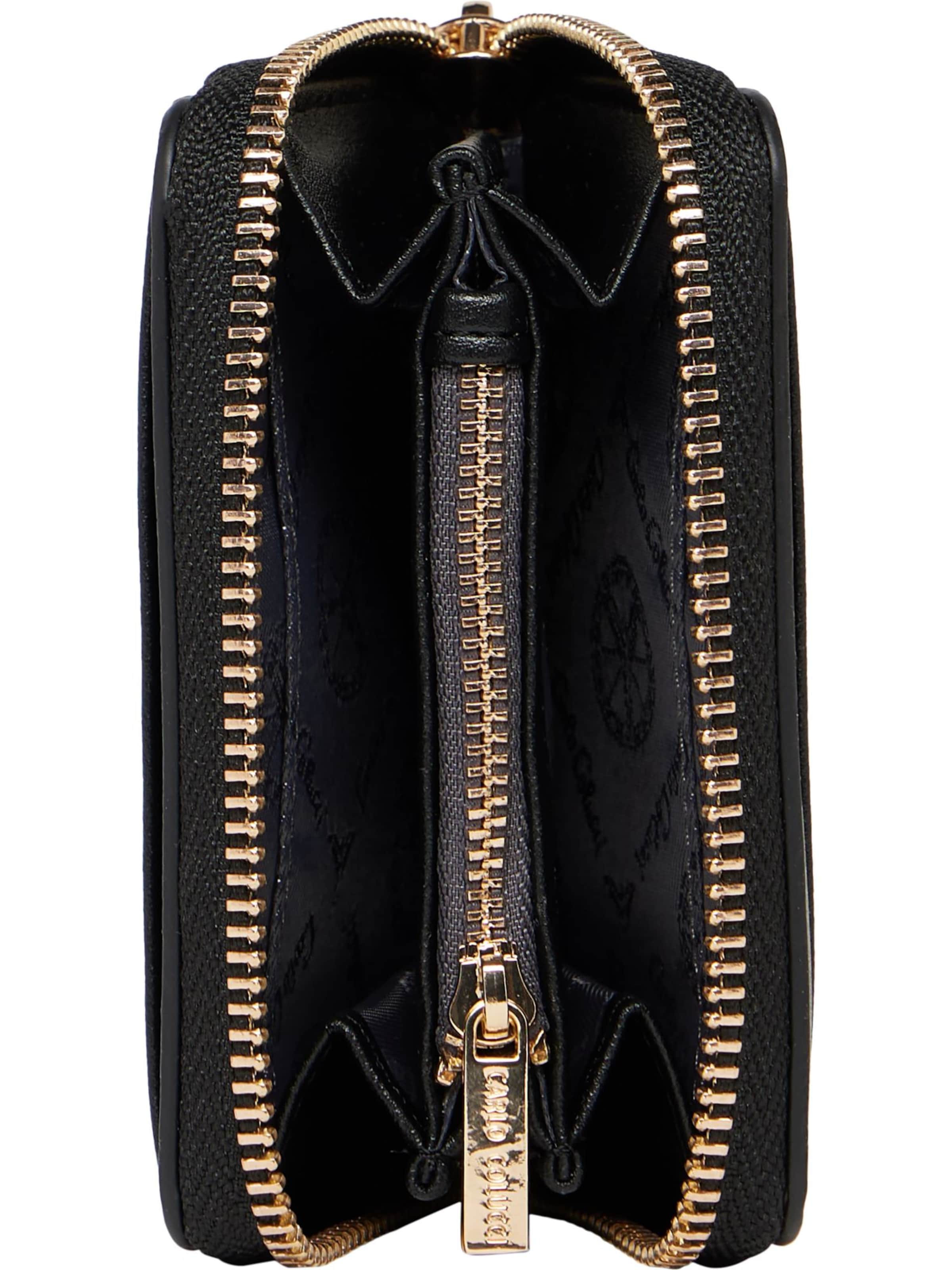 Carlo Colucci Portemonnee 'Dezini' in Zwart