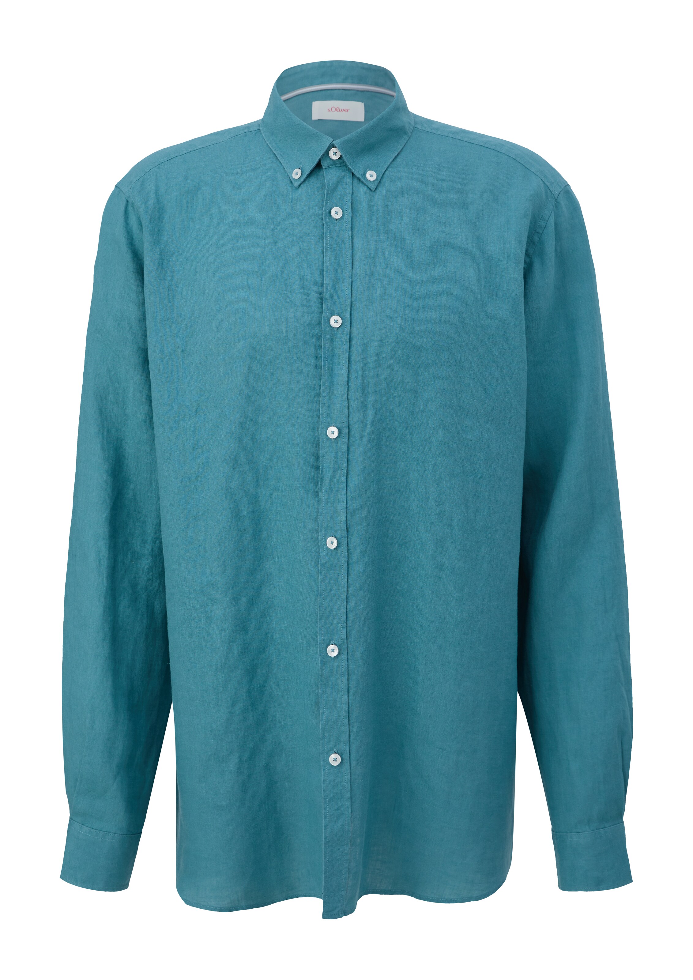 s.Oliver Men Tall Sizes Regular Fit Hemd in Blau: Vorderseite