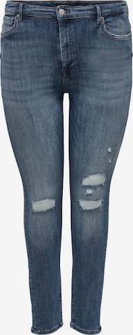 ONLY Carmakoma Skinny Jeans 'Power' i blå: forside