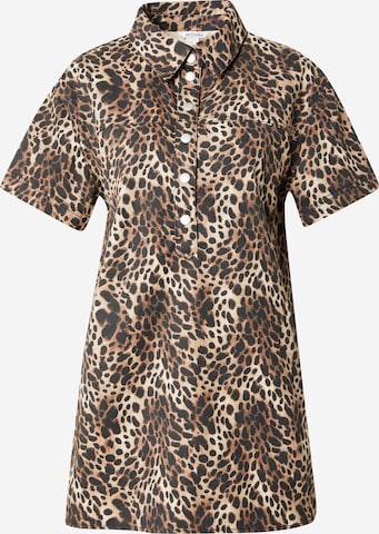 MonkiKošulja haljina - bež boja: prednji dio