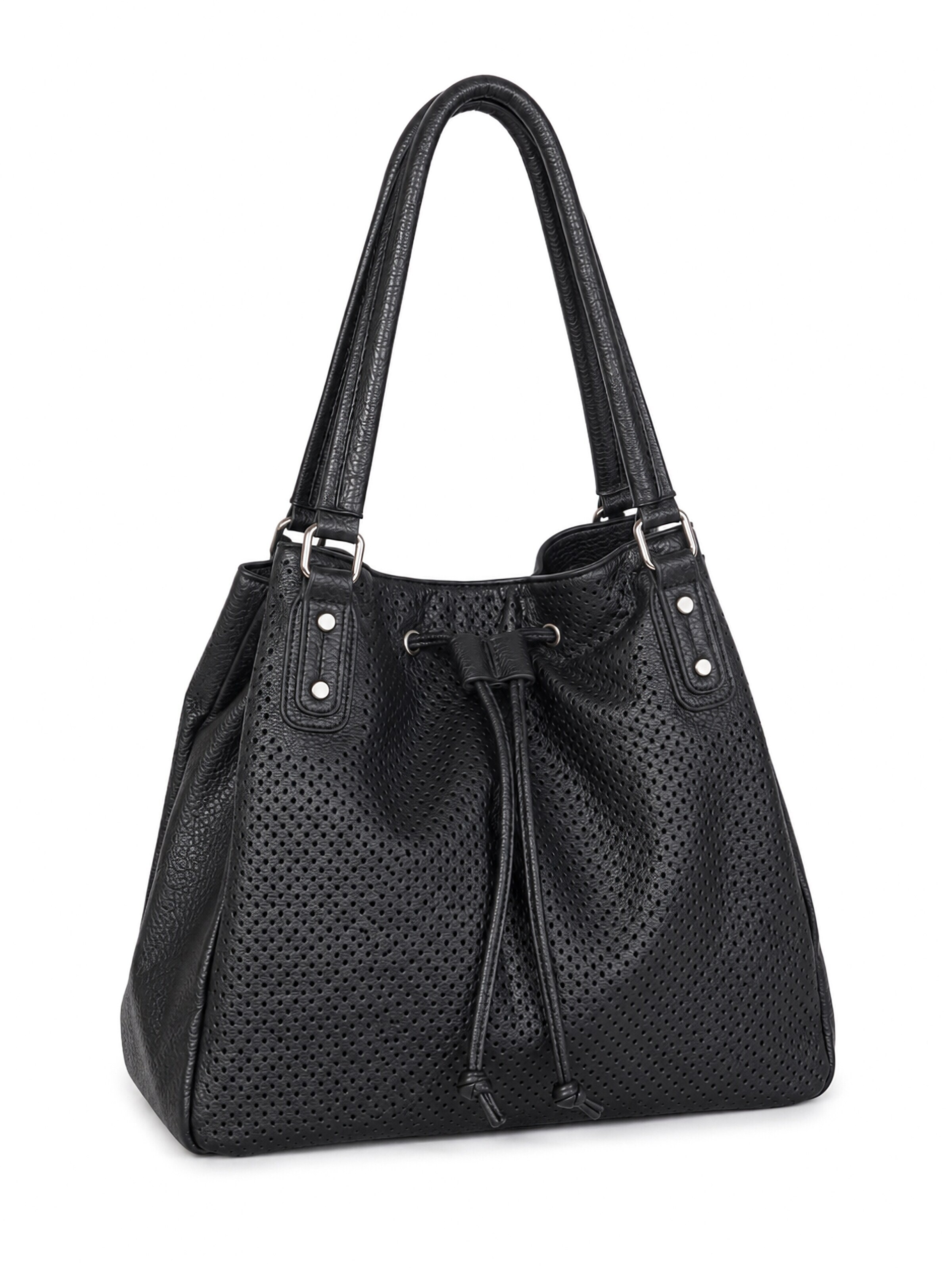 COLLEZIONE ALESSANDRO Shoulder Bag 'Sorrento' in Black