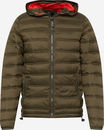 INDICODE JEANS Between-Season Jacket 'Creekside' in Green: front