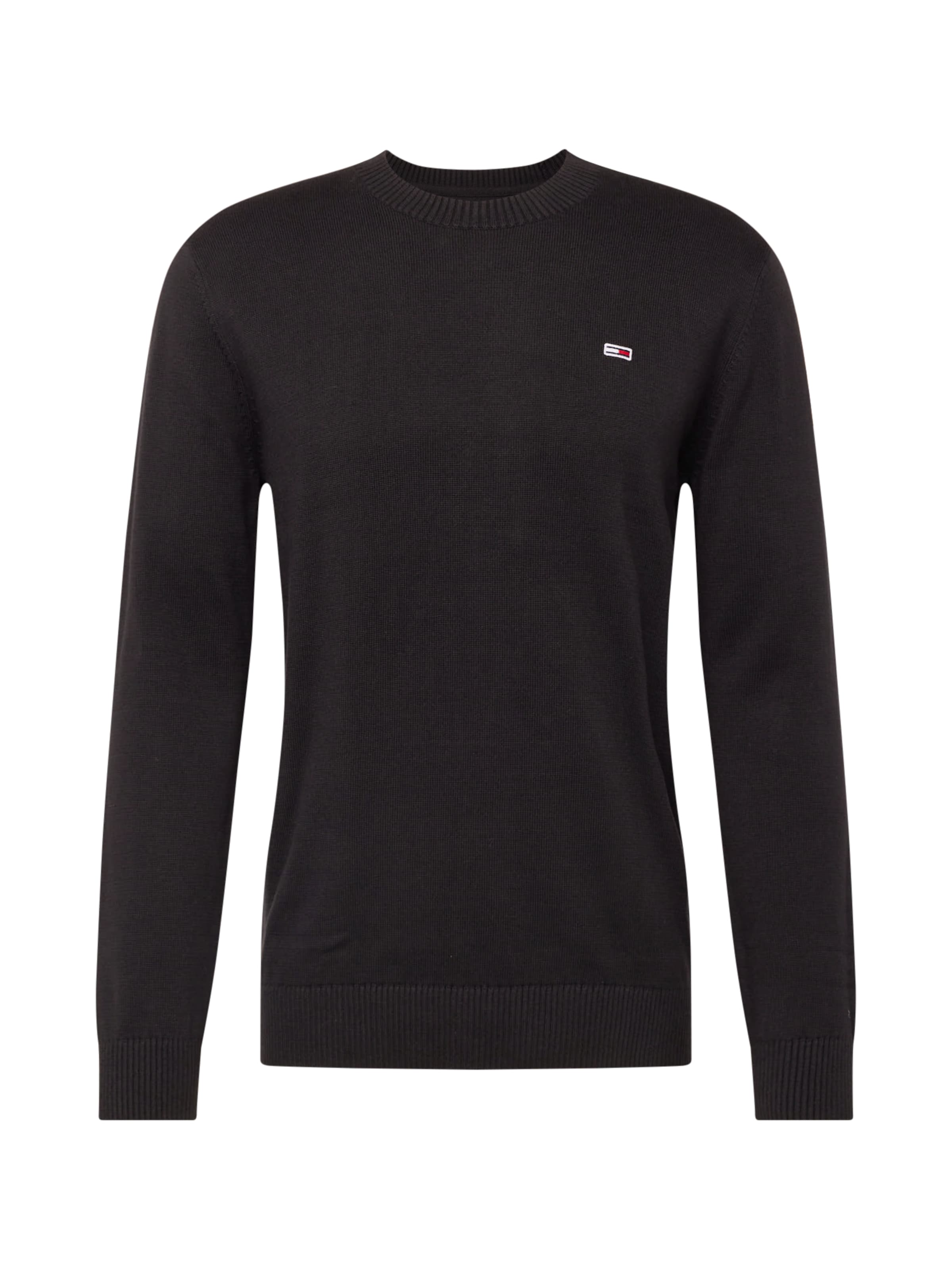 Tommy Jeans - Jersey 'Essential' en negro: frente