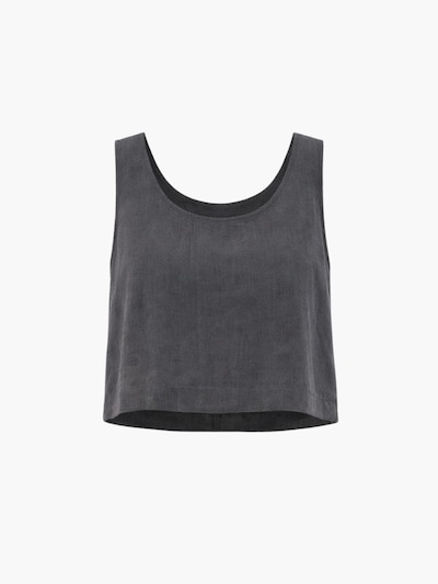 AmourLinen Top 'Pippa'‌‌ in XS in dunkelgrau, Produktansicht